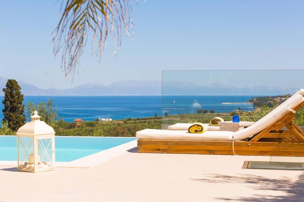 Koroni - Villa Merkouri - Entire Villa With Panoramic View ภายนอก รูปภาพ