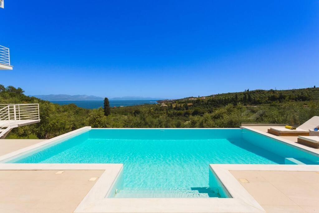 Koroni - Villa Merkouri - Entire Villa With Panoramic View ภายนอก รูปภาพ